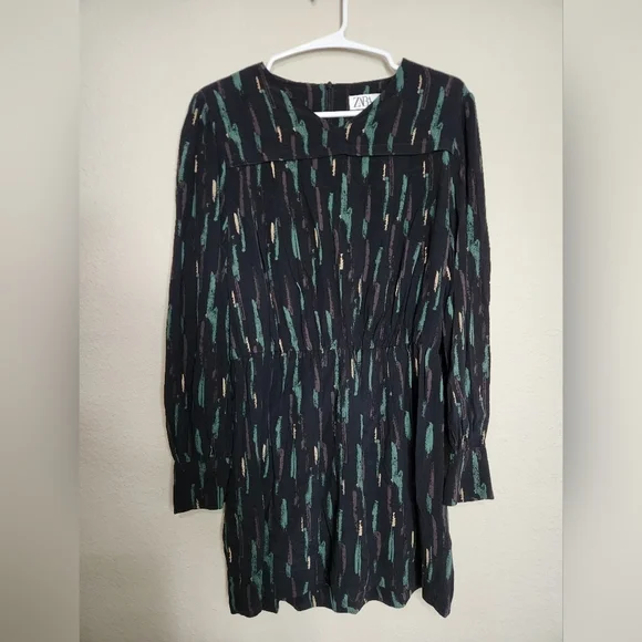 Zara Gabriela Abstract Mini Dress Size Large - Picture 1 of 7